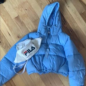 fila bomber exclusive urban crop jacket